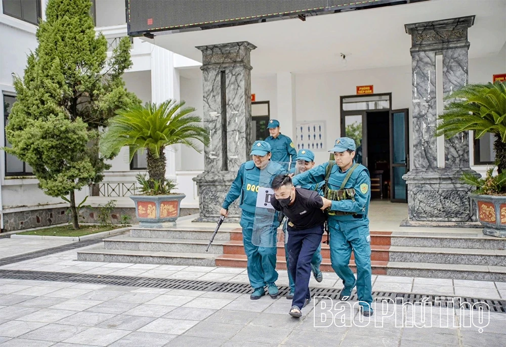 Tập huấn, hướng dẫn Ban CHQS các xã, phường luyện tập các phương án sẵn sàng chiến đấu