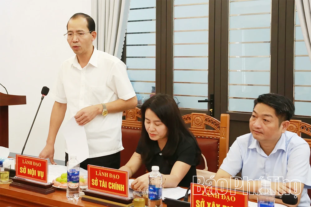 Đoàn ĐBQH tỉnh khảo sát tại xã Thái Hòa