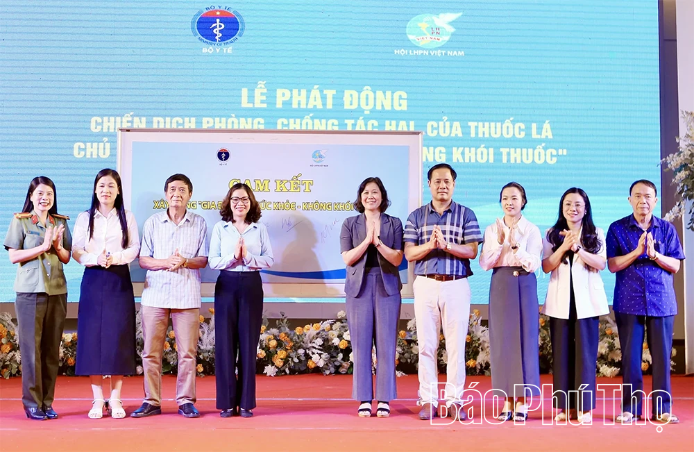 Phát động chiến dịch phòng, chống tác hại của thuốc lá
