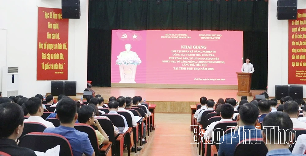 Tập huấn kỹ năng, nghiệp vụ công tác thanh tra