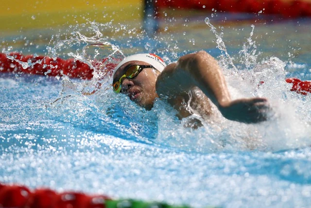 Kình ngư Nguyễn Huy Hoàng lần đầu tiên đoạt HCV châu Á