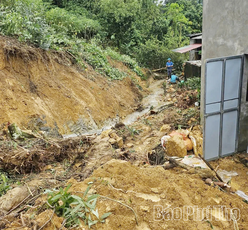 Xã vùng cao Quy Đức khẩn trương ứng phó và khắc phục hậu quả bão lũ