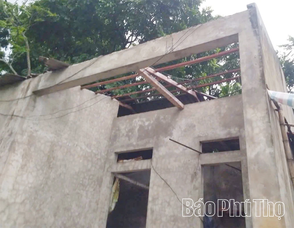 Xã Mường Bi: Sạt lở đường quản lý vận hành hồ Chù Bụa và thiệt hại 107ha lúa, hoa màu