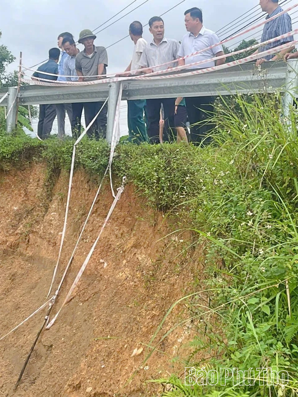 Các xã ven sông Lô chủ động ứng phó với hoàn lưu bão số 10