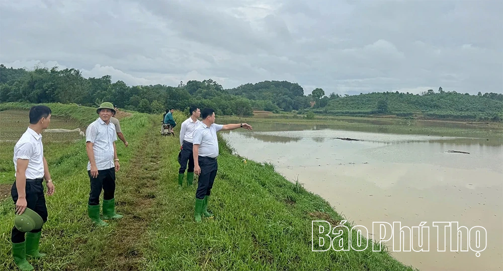 Các xã ven sông Lô chủ động ứng phó với hoàn lưu bão số 10