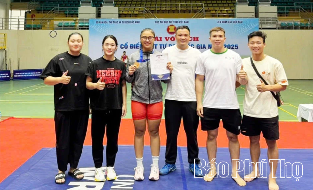 Phú Thọ giành Huy chương Vàng tại Giải Vô địch Vật cổ điển, Vật tự do Quốc gia 2025