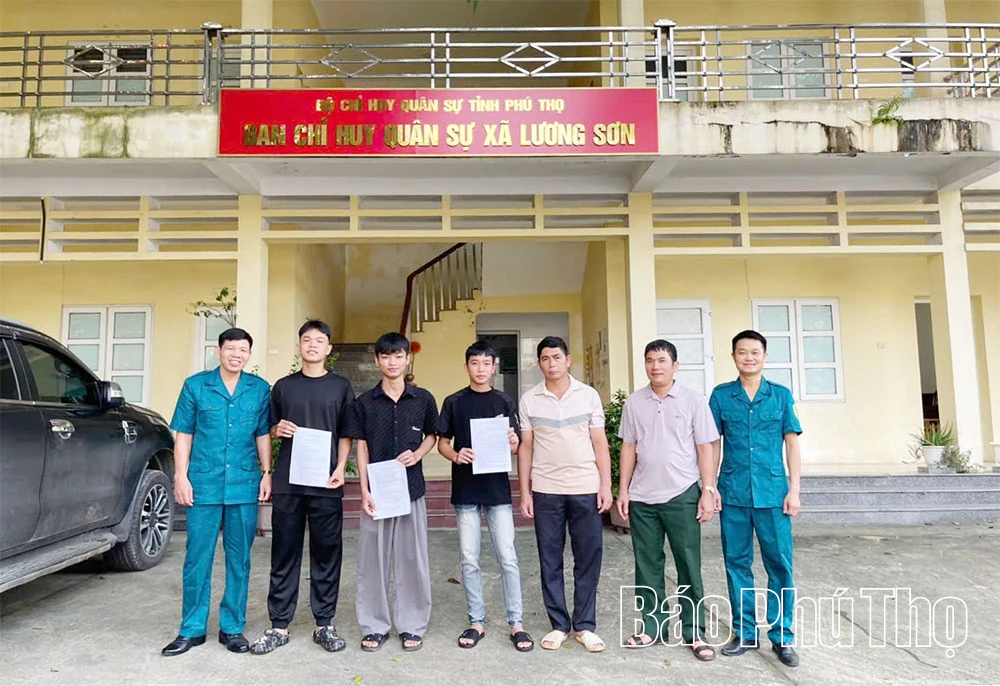 Tuổi trẻ xã Lương Sơn và hành trình viết tiếp khát vọng người lính