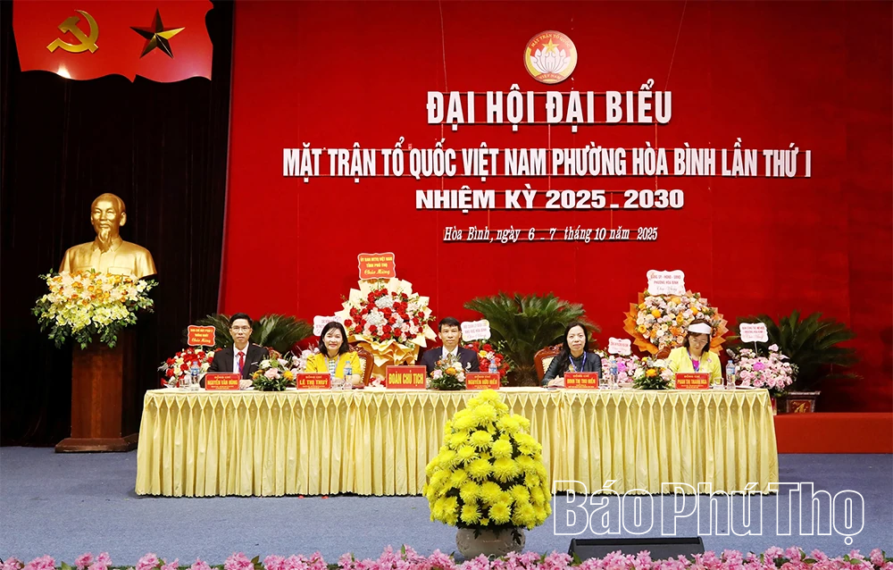 Đại hội MTTQ Việt Nam phường Hòa Bình lần thứ I, nhiệm kỳ 2025–2030