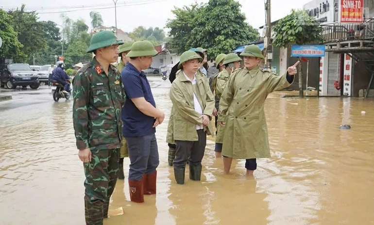 Vỡ đập thủy điện Bắc Khê, xã Tân Tiến, tỉnh Lạng Sơn