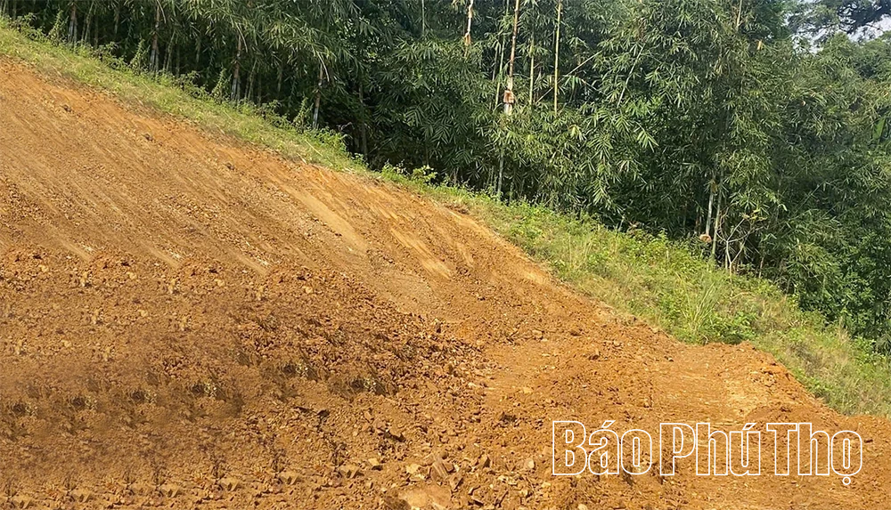 Xử lý điểm sạt lở nghiêm trọng tại Km141+200 Quốc lộ 6, xã Pà Cò