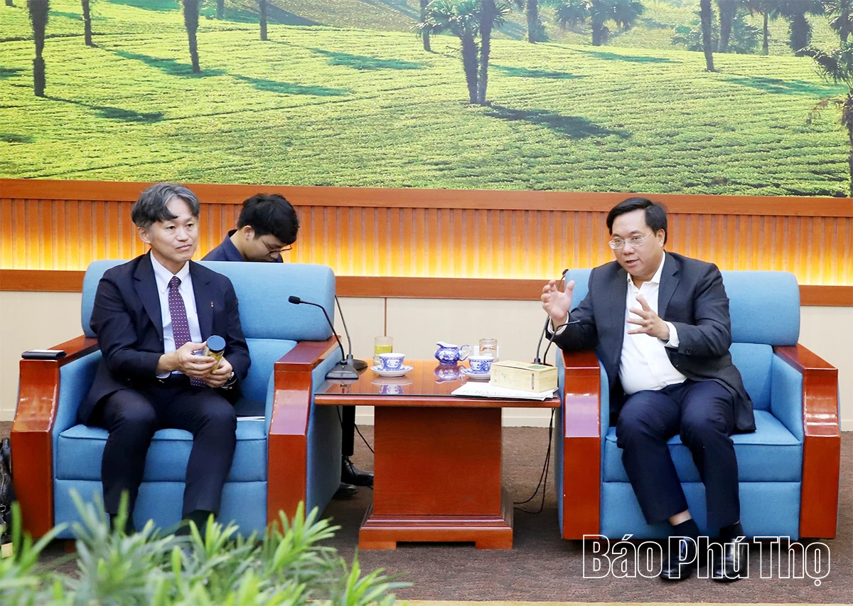 Chủ tịch UBND tỉnh Trần Duy Đông làm việc với Công ty Cổ phần Colowide MD, Nhật Bản và Công ty TNHH N&V Bridge