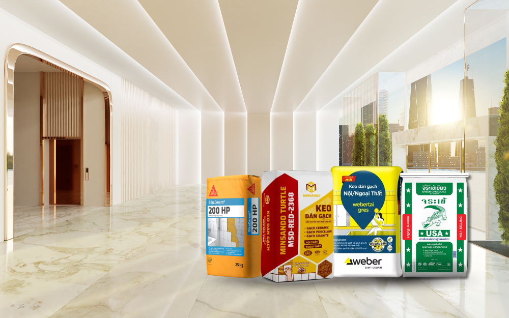 Keo dán gạch chất lượng cao - Bước tiến quan trọng thay thế xi măng hồ dầu