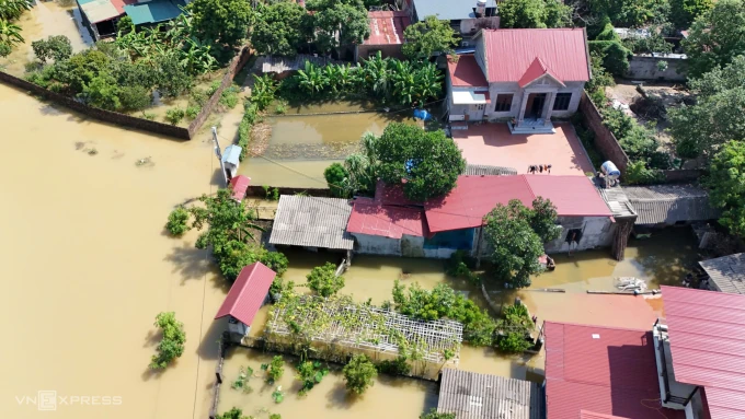 Lũ rút nhanh, miền Bắc còn 22 xã ngập