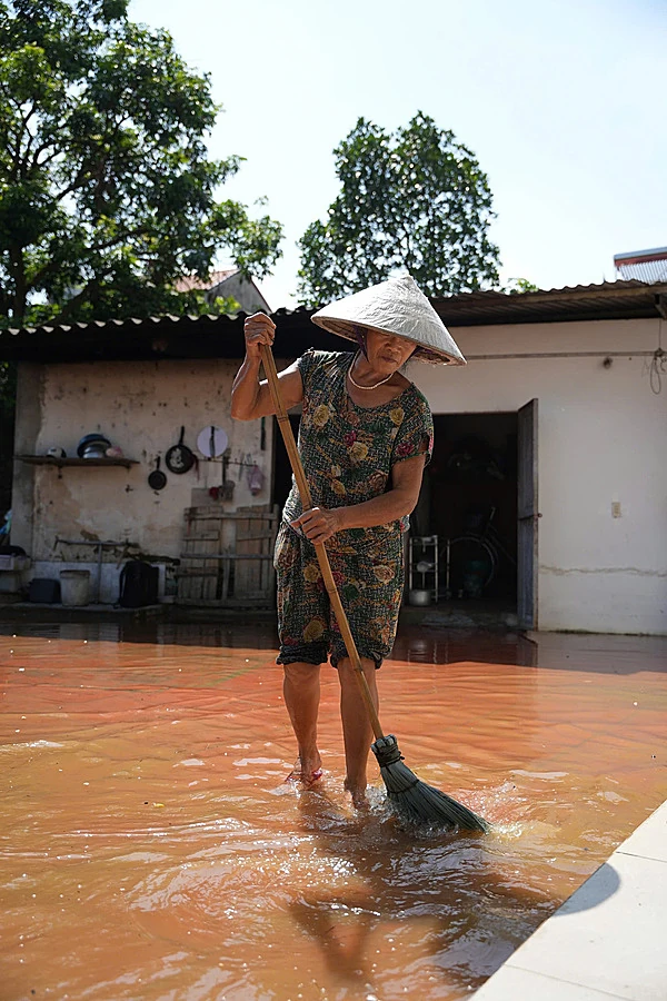 Lũ rút nhanh, miền Bắc còn 22 xã ngập