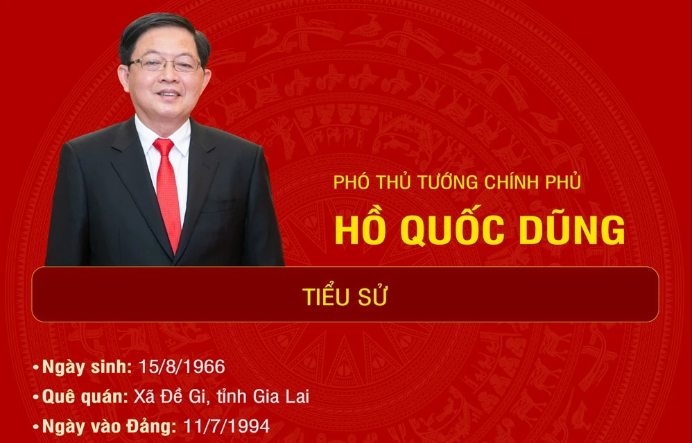 Tiểu sử Phó Thủ tướng Hồ Quốc Dũng