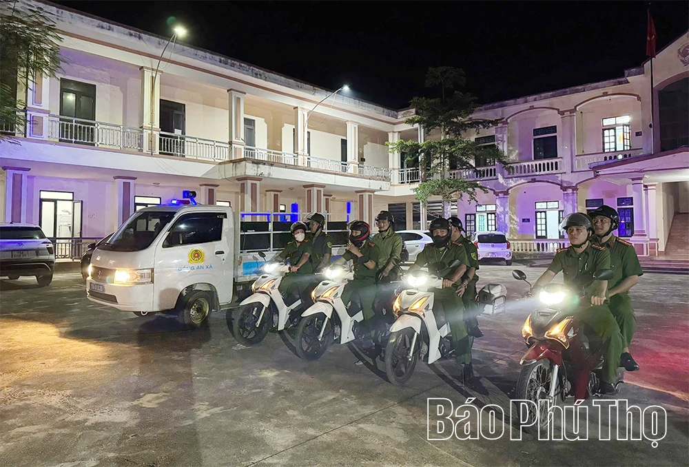 Công an xã Chân Mộng đẩy mạnh các phong trào thi đua yêu nước