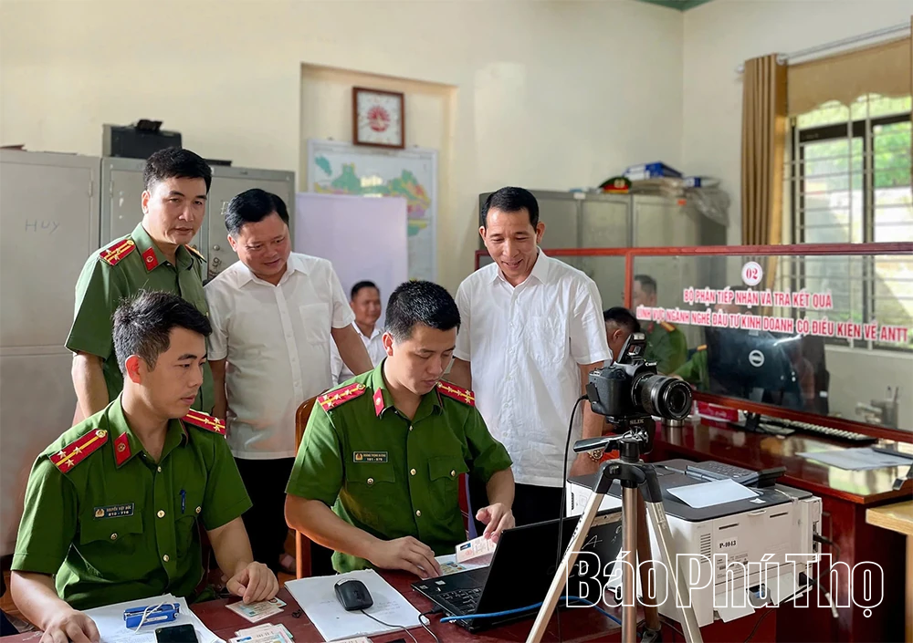 Công an xã Chân Mộng đẩy mạnh các phong trào thi đua yêu nước