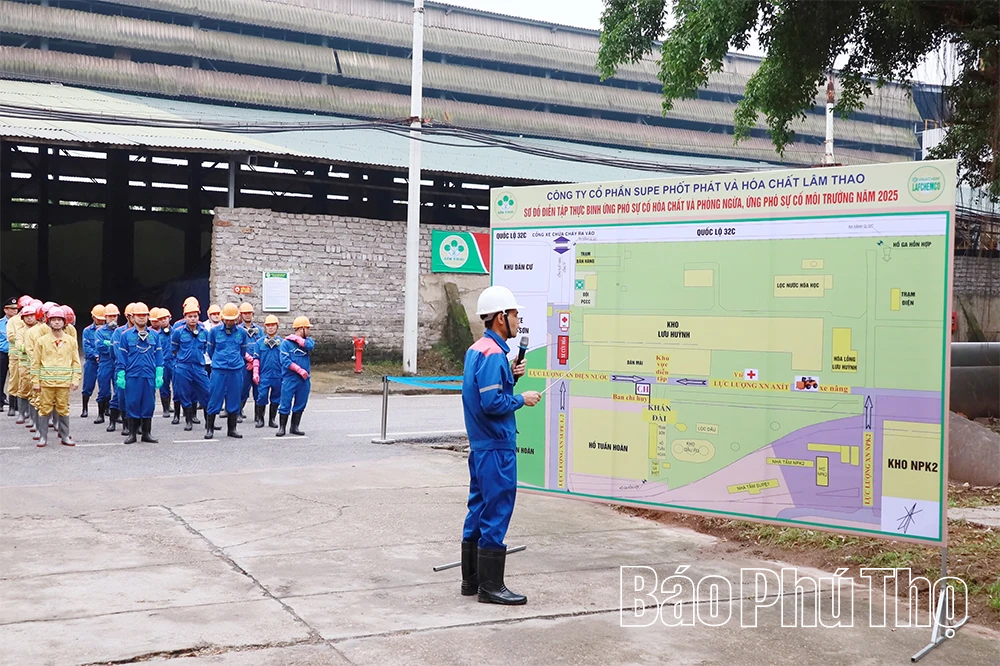 Diễn tập ứng phó sự cố hóa chất và phòng ngừa, ứng phó sự cố môi trường