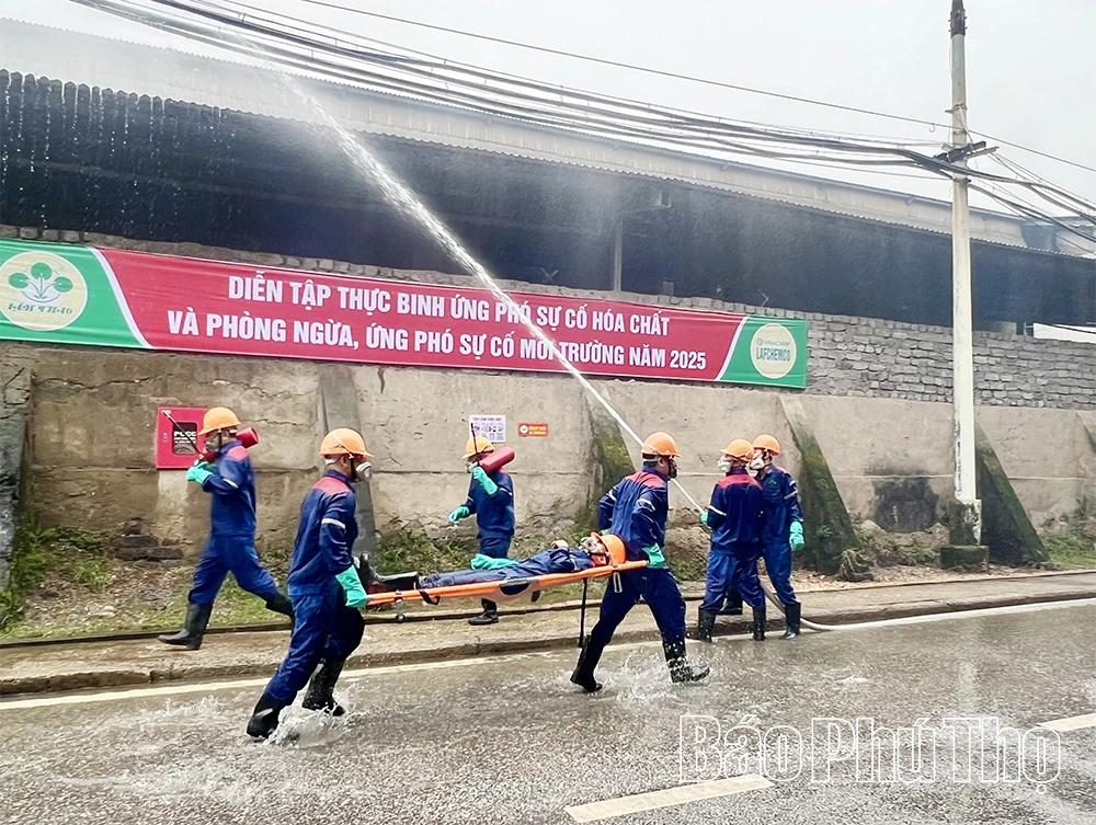 Diễn tập ứng phó sự cố hóa chất và phòng ngừa, ứng phó sự cố môi trường