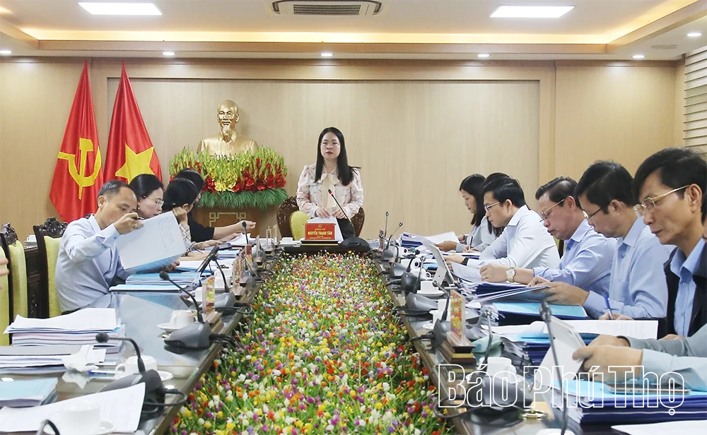 Ban Văn hóa - Xã hội thẩm tra các nội dung trình tại Kỳ họp thứ Ba, HĐND tỉnh