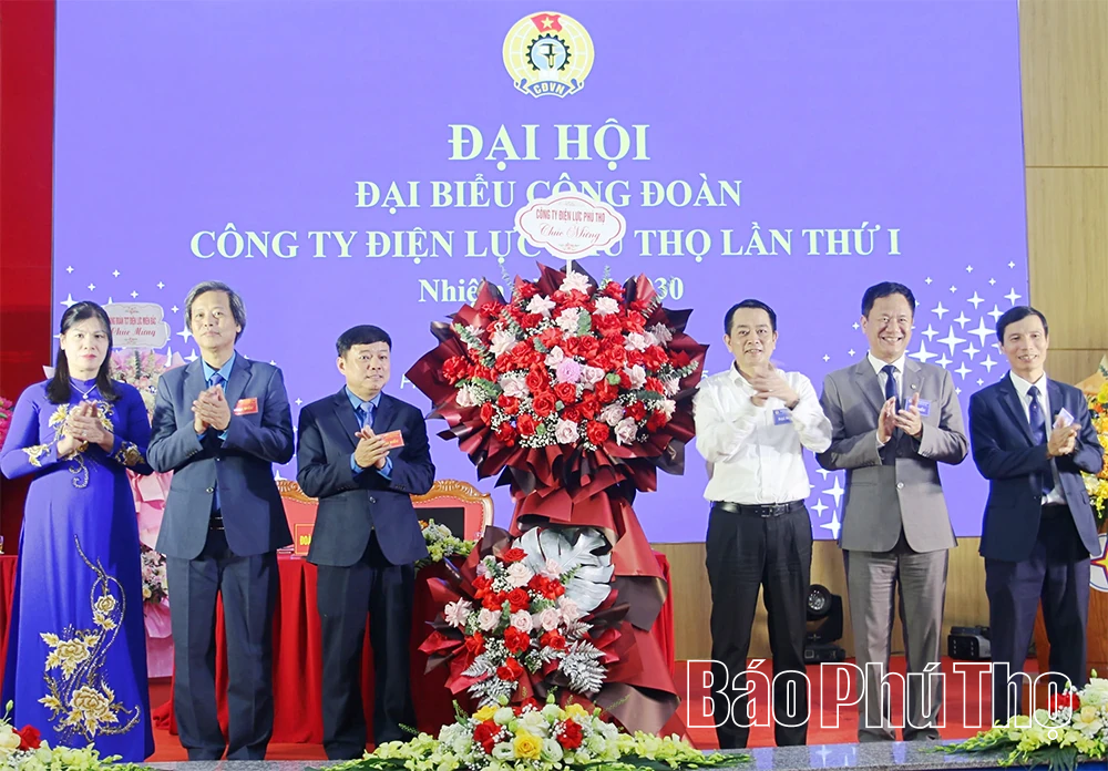 Đại hội đại biểu Công đoàn Công ty Điện lực Phú Thọ nhiệm kỳ 2025-2030