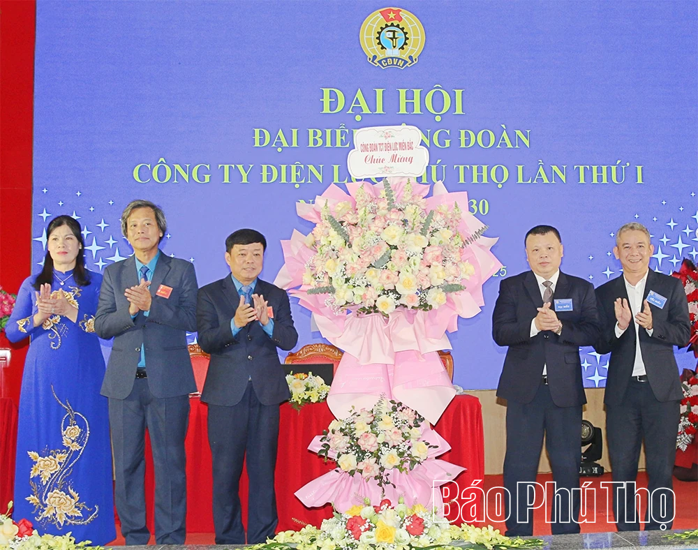 Đại hội đại biểu Công đoàn Công ty Điện lực Phú Thọ nhiệm kỳ 2025-2030