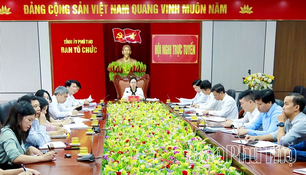 Hội nghị trực tuyến Quán triệt, triển khai các văn bản mới về công tác tổ chức xây dựng Đảng