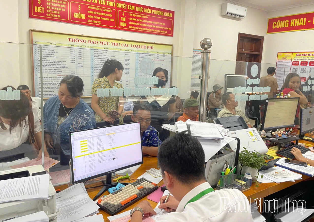 Xã Yên Thủy xây dựng nền hành chính hiện đại, phục vụ Nhân dân