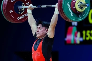 Lực sỹ Nguyễn Thành Duy giành huy chương vàng Đại hội thể thao trẻ châu Á