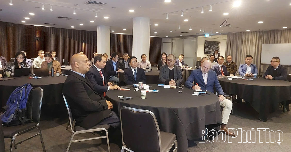 Đối thoại giữa lãnh đạo tỉnh Phú Thọ và cộng đồng doanh nghiệp Úc tại Melbourne