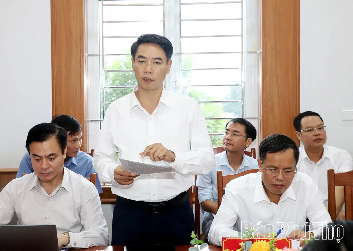 Chủ tịch UBND tỉnh Trần Duy Đông thăm và làm việc với 3 xã Sông Lô, Tiên Lữ, Sơn Đông