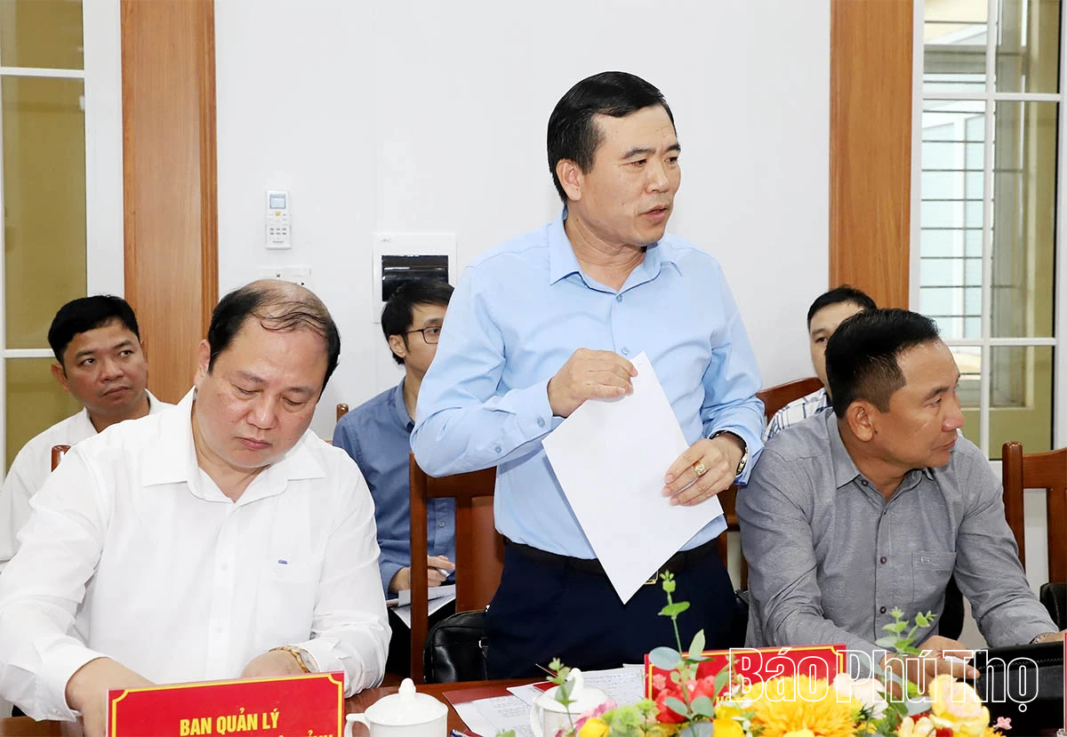 Chủ tịch UBND tỉnh Trần Duy Đông thăm và làm việc với 3 xã Sông Lô, Tiên Lữ, Sơn Đông