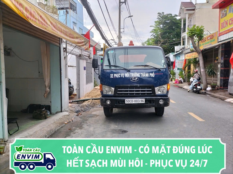 Dịch Vụ Hút Hầm Cầu Uy Tín Tại Đồng Nai, Sạch Triệt Để, Có Mặt Sau 30 Phút - Toàn Cầu Envim