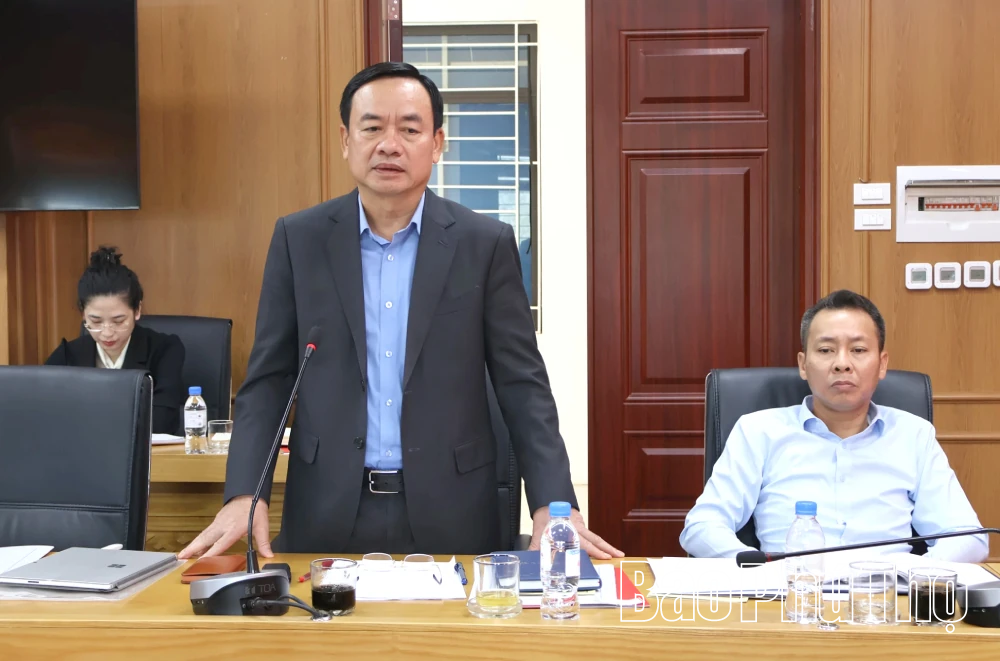 Phó Bí thư Tỉnh ủy Bùi Thị Minh làm việc với các xã Lương Sơn, Cao Dương, Liên Sơn