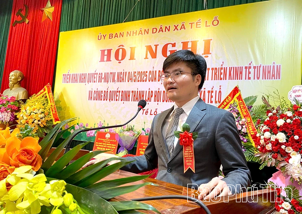 Triển khai Nghị quyết 68-NQ/TW và ra mắt Hội Doanh nghiệp xã Tề Lỗ