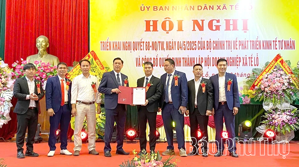 Triển khai Nghị quyết 68-NQ/TW và ra mắt Hội Doanh nghiệp xã Tề Lỗ