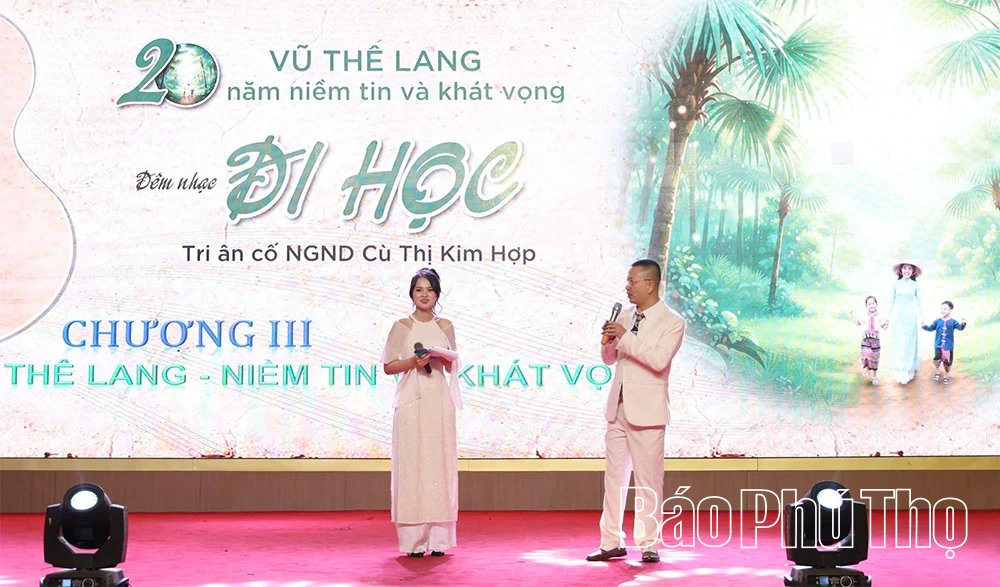 Đêm nhạc “Đi học” tri ân cố Nhà giáo Nhân dân Cù Thị Kim Hợp