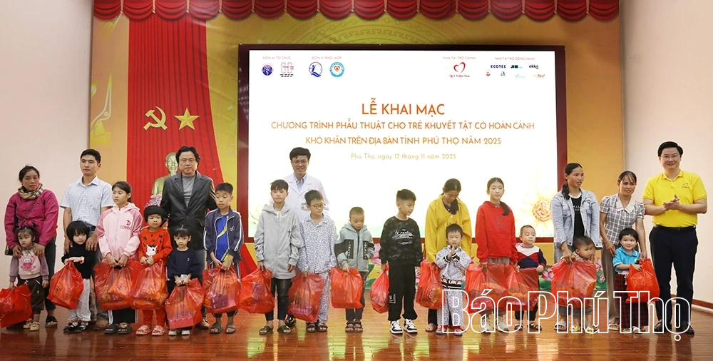 Khai mạc chương trình phẫu thuật miễn phí cho trẻ em khuyết tật có hoàn cảnh khó khăn