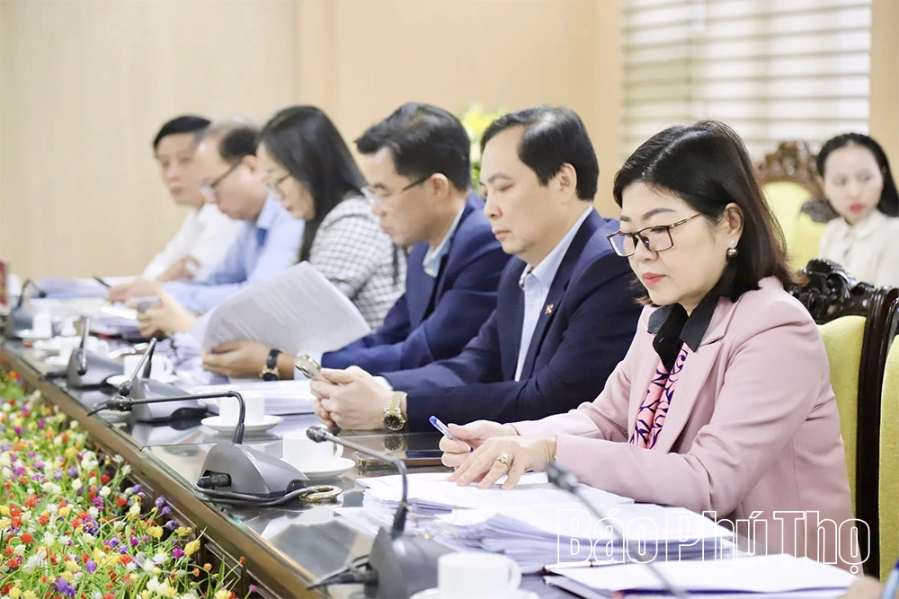 Ban Pháp chế HĐND tỉnh thẩm tra các dự thảo nghị quyết trình kỳ họp chuyên đề