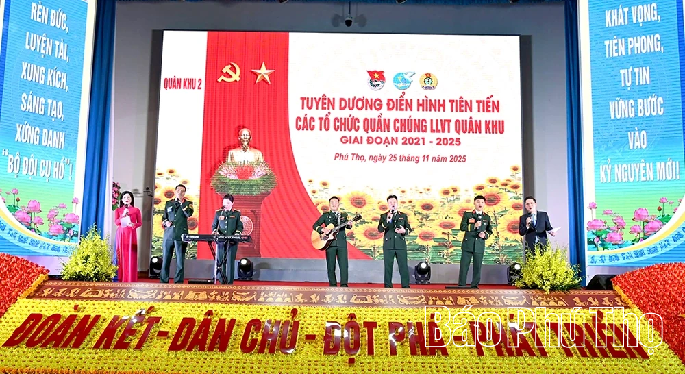 Quân khu 2 tuyên dương các tập thể , cá nhân tiêu biểu trong hoạt động công tác quần chúng giai đoạn 2021 – 2025