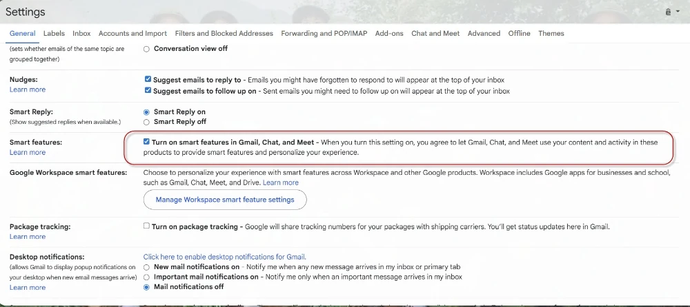 Cách ngăn Google thu thập dữ liệu Gmail để đào tạo AI