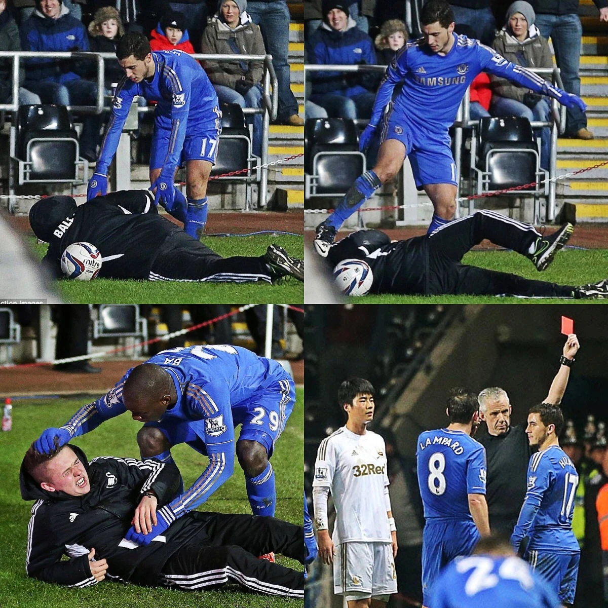 10 thẻ đỏ nổi tiếng trong bóng đá