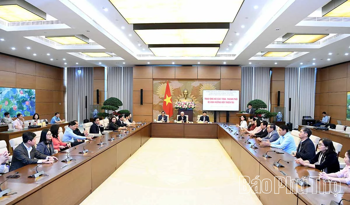 Phú Thọ hỗ trợ các tỉnh miền trung và Tây nguyên