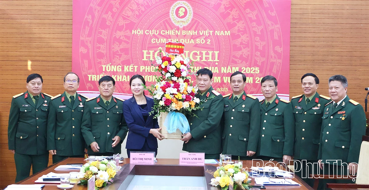 Cụm thi đua số 2 Hội Cựu chiến binh Việt Nam tổng kết phong trào thi đua