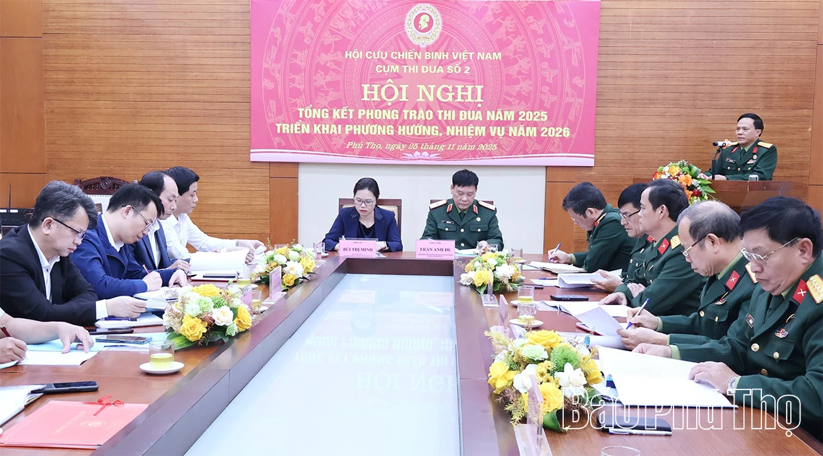 Cụm thi đua số 2 Hội Cựu chiến binh Việt Nam tổng kết phong trào thi đua