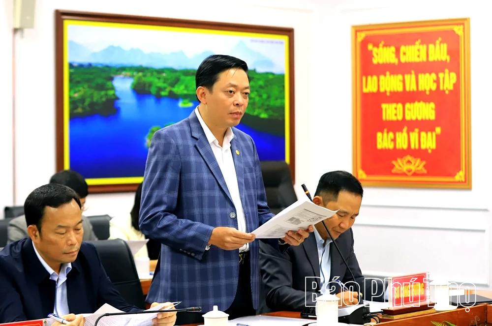 Phó Chủ tịch UBND tỉnh Phùng Thị Kim Nga chủ trì hội nghị về điều chỉnh quy hoạch các cụm công nghiệp