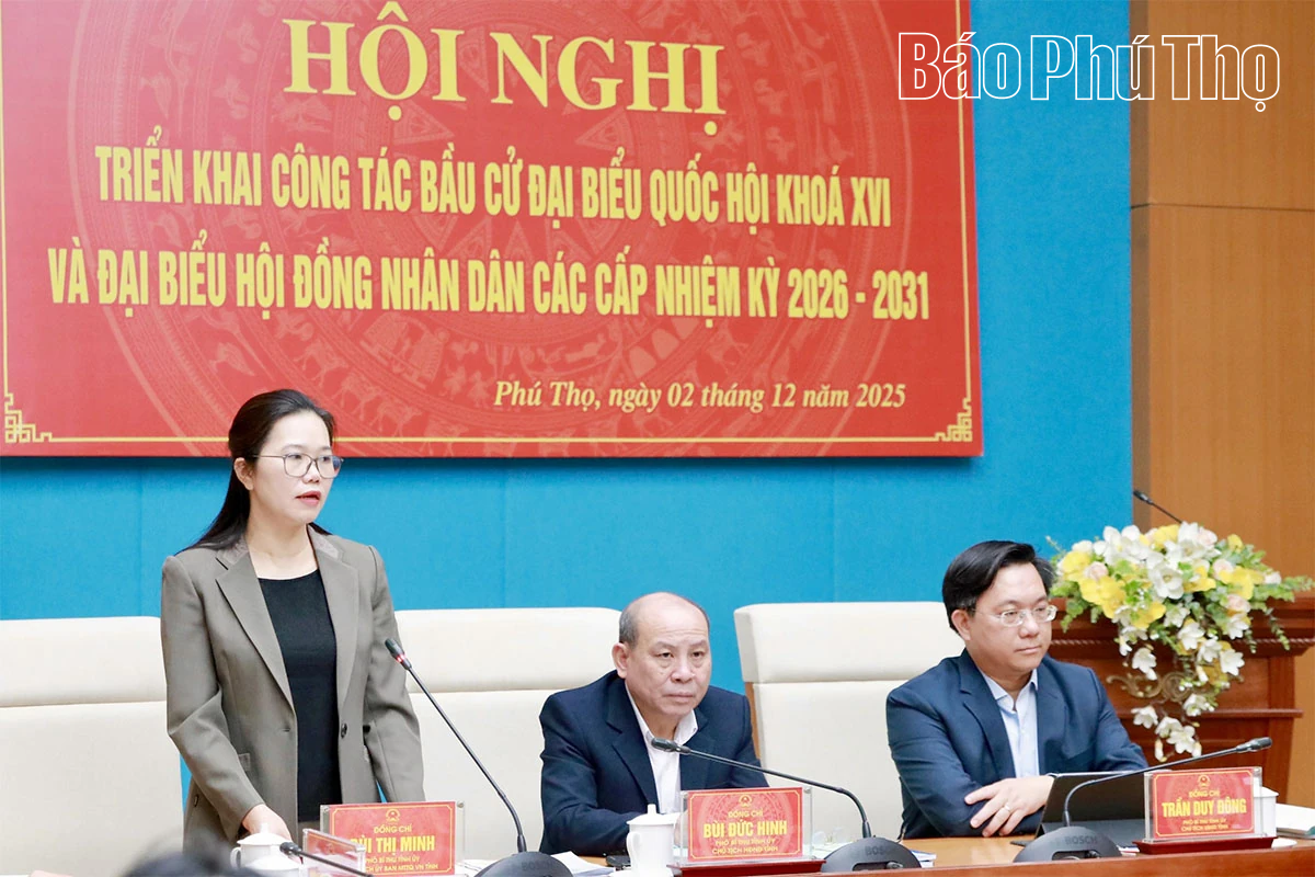 Hội nghị triển khai công tác bầu cử đại biểu Quốc hội khóa XVI và đại biểu HĐND các cấp nhiệm kỳ 2026-2031