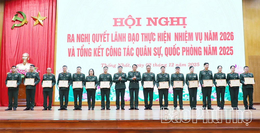 Ban Chỉ huy phòng thủ khu vực 2 - Thống Nhất: Ra Nghị quyết lãnh đạo thực hiện nhiệm vụ năm 2026 và tổng kết công tác Quân sự, Quốc phòng năm 2025