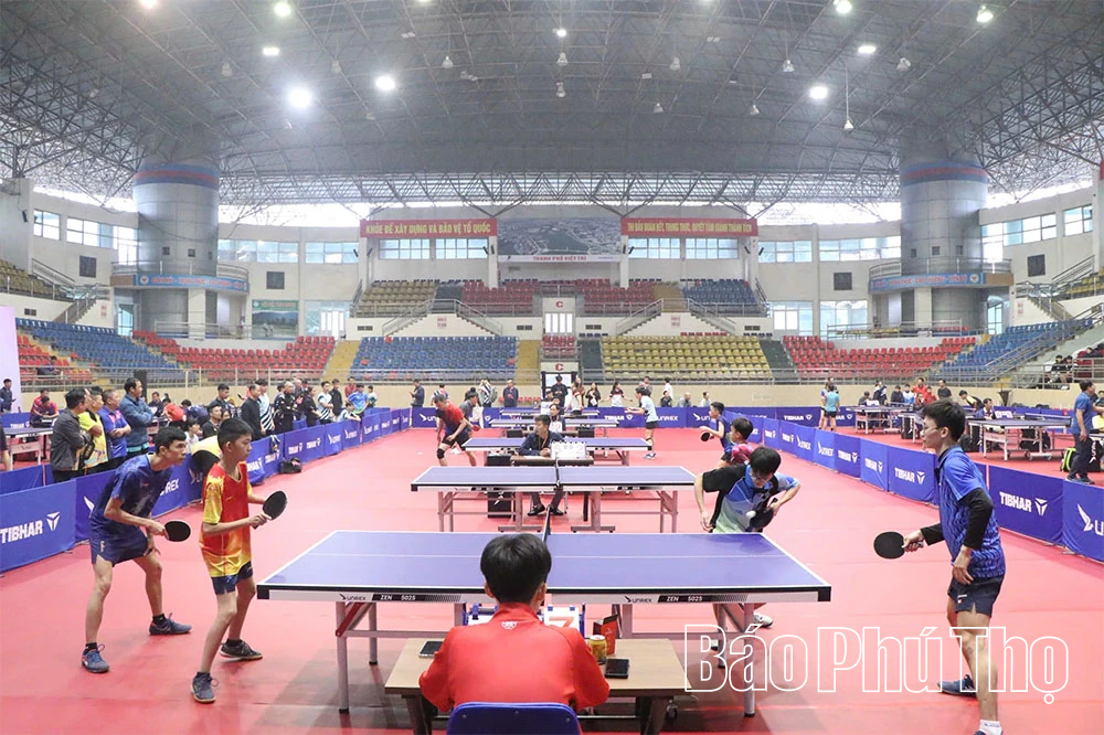 Giải bóng bàn đồng đội Phú Thọ mở rộng lần thứ I năm 2025