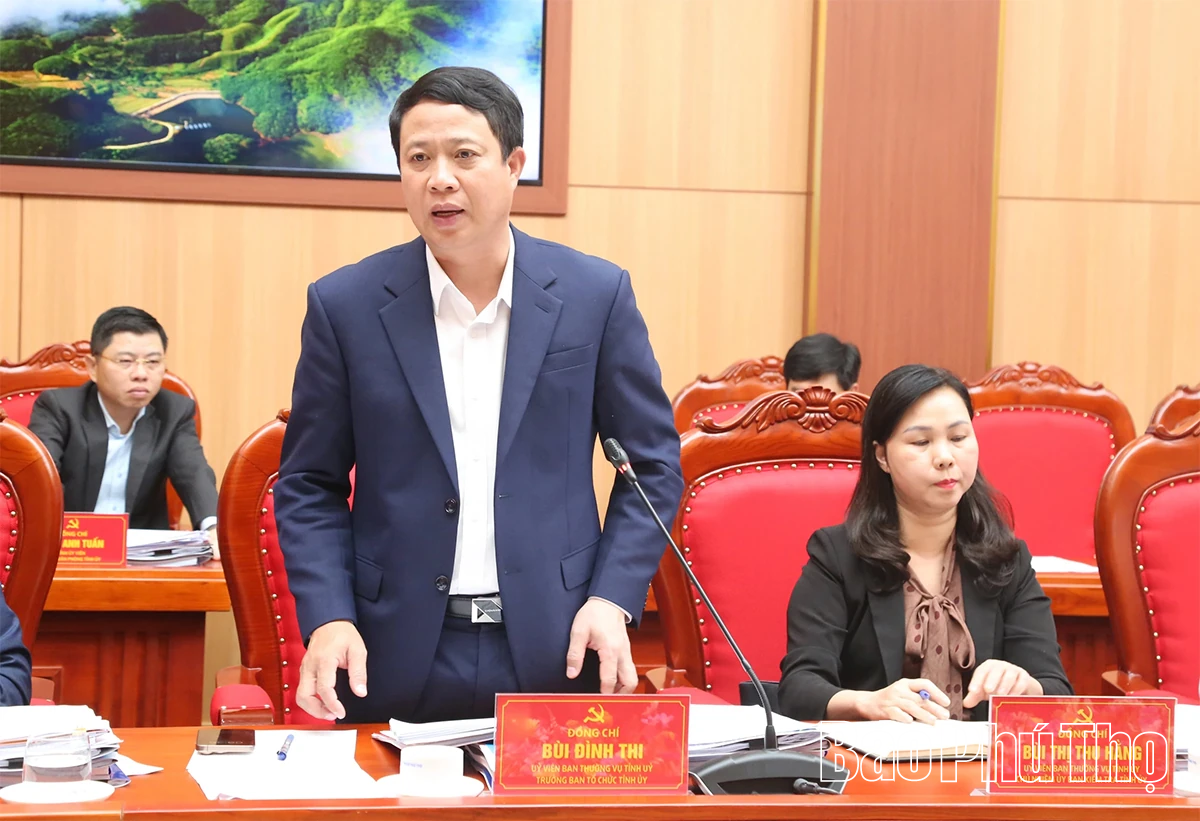 Ban Thường vụ Tỉnh ủy kiểm điểm tập thể, cá nhân năm 2025